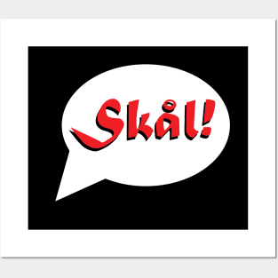 Skal talk bubble Posters and Art